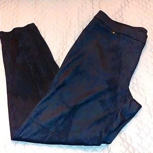 NWOT black suede jeggings/leggings/pants/slacks
